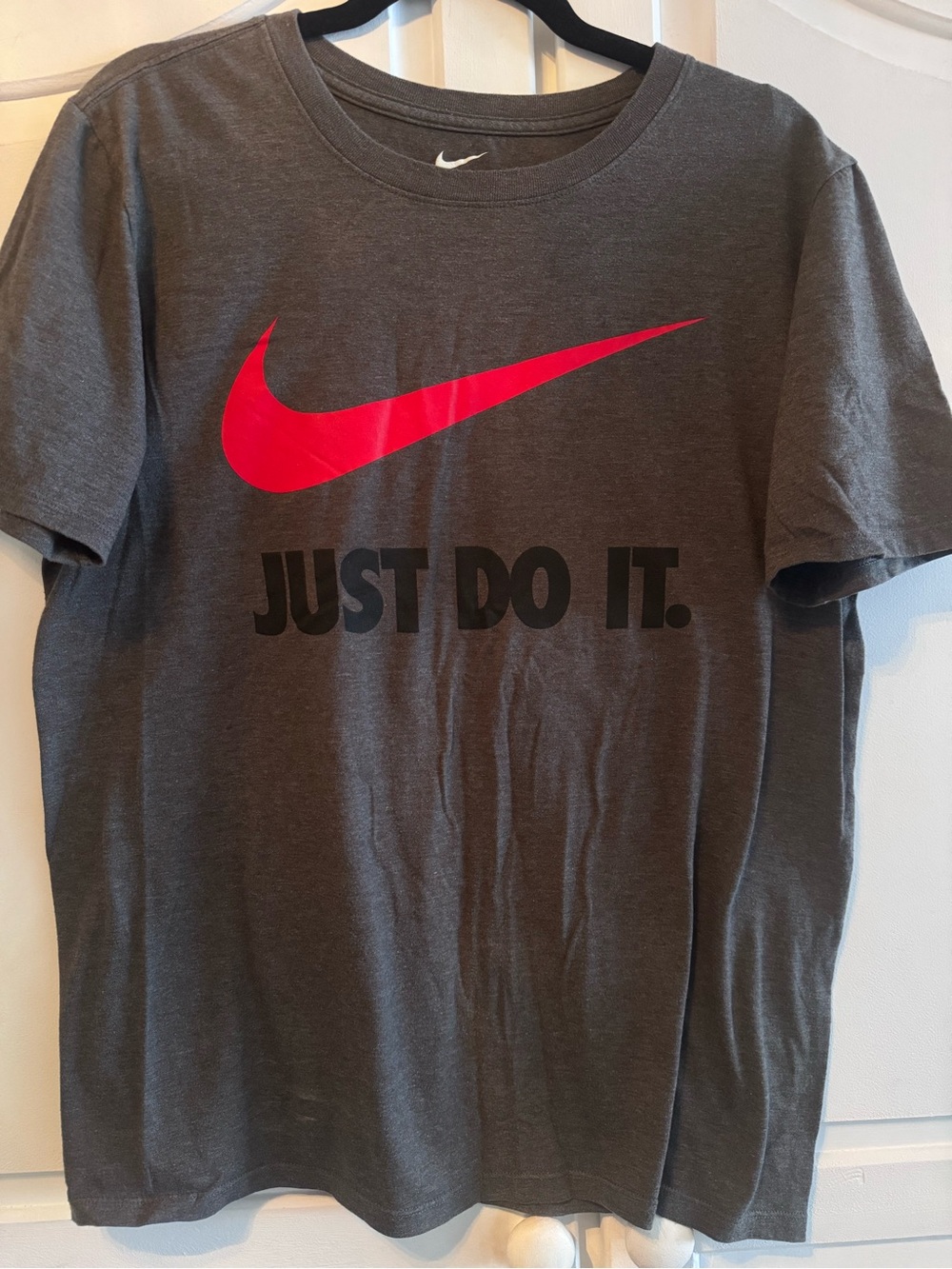 Nike Black T-Shirt with White Logo Print